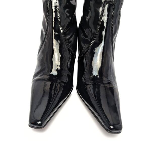 Donald J. Pliner Black Ankle Boots - Picture 7 of 9